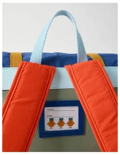Jack & Milly Colour Blocked Backpack in Green
