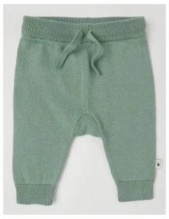 Jack & Milly Darcy Knitted Wrap Top and Pant Set in Sage