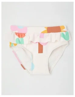 Jack & Milly Dawn Rashvest and Bottom Set with Matching Hat in White