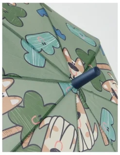 Jack & Milly Doggo Printed Umbrella in Green