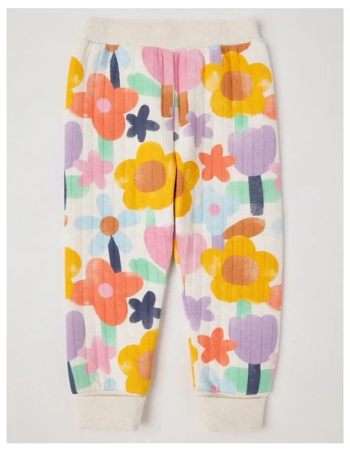 Jack & Milly Ellis Quilted Pyjama Set with Watercolour Floral Print