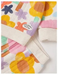 Jack & Milly Ellis Quilted Pyjama Set with Watercolour Floral Print