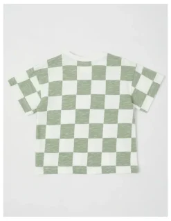 Jack & Milly Essentials Cass 3D Dino Tee in Green
