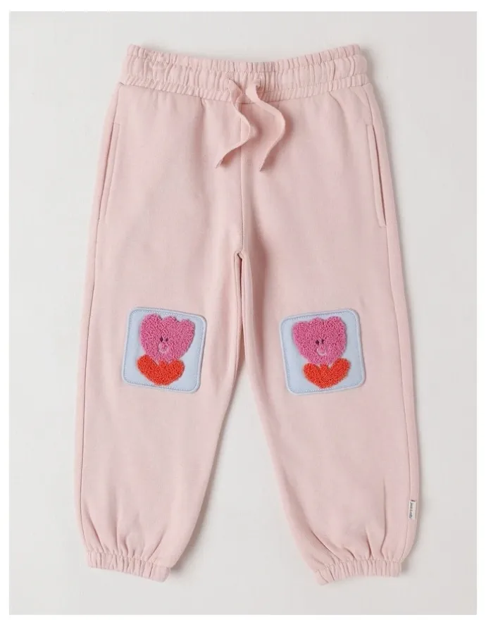 Jack & Milly Essentials Juno Trackpants with Tulip Knee Patches in Light Pink