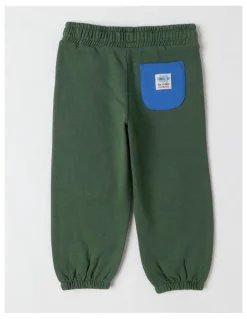 Jack & Milly Essentials Juno Trackpants with Doggo Knee Patches in Green