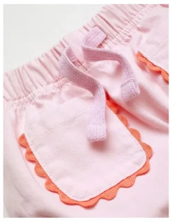 Jack & Milly Essentials Mila Knit Denim Short in Pink