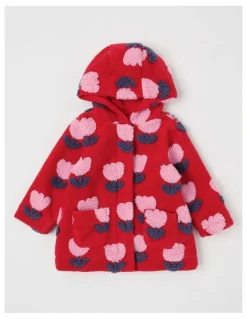 Jack & Milly Goldie 3D Tulip Melton Jacket in Red