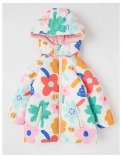 Jack & Milly Jemima Puffer Jacket in White
