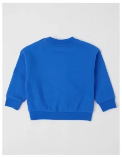 Jack & Milly Leo Novelty Pocket Sweat Top in Blue