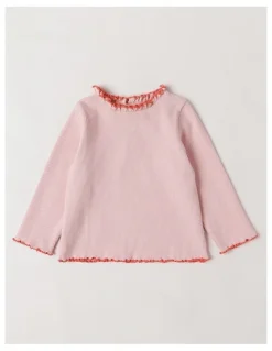 Jack & Milly Lucy Tulip Denim Pinny with Rib Tee Set in Denim