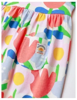 Jack & Milly Marnie Short Sleeve Knit Dress in Multi