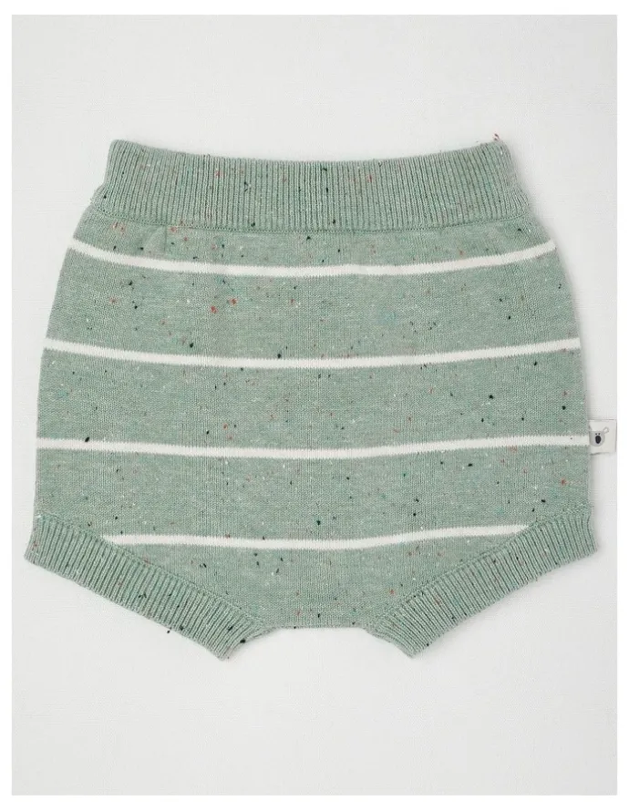 Jack & Milly Naturals Rusty Knitted Top & Bottom Set with Koala Embroidery in Sage