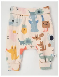 Jack & Milly Naturals Sunny 2 Pack Legging Set with Koala Embroidery in Sage