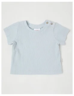 Jack & Milly Tansy Pinny Dress And Rib Top Set in Happy Flower Print in Cream