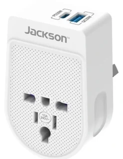 Jackson Move PD20W USB-A USB-C Inbound Adaptor UK & USA