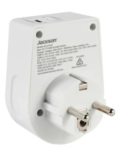 Jackson Move PD20W USB-A + USB-C Outbound Adaptor EU & Bali