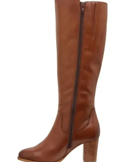 Jane Debster Germaine Boots in Mid Brown Glove