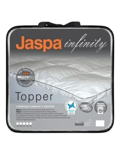 Jaspa Herington King Single Topper White