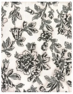 J.Elliot Home Floral Sonata Tea Towel 2 Pack in Charcoal