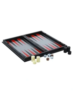 Jenjo 3 in 1 Magnetic Chess, Checkers & Backgammom Foldable Board Game