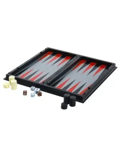 Jenjo 3 in 1 Magnetic Chess, Checkers & Backgammom Foldable Board Game