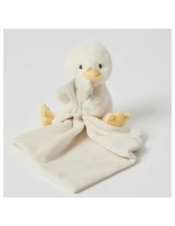 Jiggle & Giggle Daisy Duck Comforter Soft Cuddle Toy in Cream