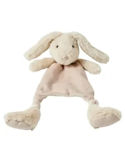 Jiggle & Giggle Polyester Bunny Comforter Soft Plush Sensory Toy 31cm in Beige