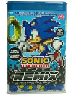 Jixelz Remix Sonic the Hedgehog Ring Jigsaw Puzzle Set 750 Pieces