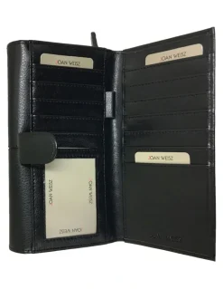 Joan Weisz Dakota Large Wallet in Black