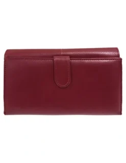 Joan Weisz Dakota Large Wallet in Red