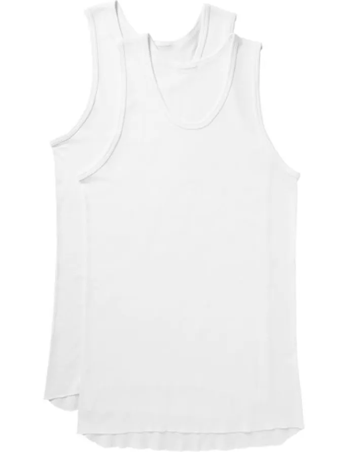 Jockey Athletic Singlet 2 Pack in White