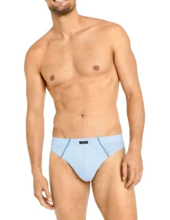 Jockey Cotton Briefs 4 Pack in Navy/Blue
