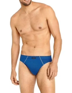 Jockey Cotton Briefs 4 Pack in Navy/Blue