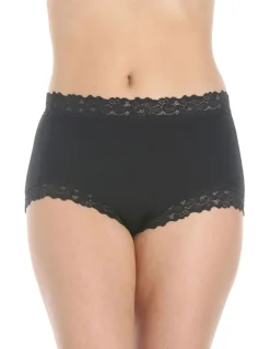 Jockey Parisienne Classic Full Brief in Black