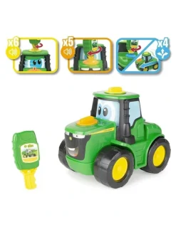 John Deere Key N Go Johnny Tractor Light And Sound Toddler Toy