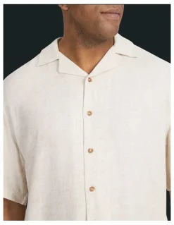 Johnny Bigg Bondi Relaxed Fit Shirt in Sand