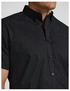 Johnny Bigg Butler Stretch Shirt in Black