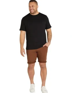 Johnny Bigg Essential Crew Neck Tee in Black