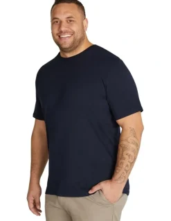 Johnny Bigg Essential Crew Neck Tee in Navy