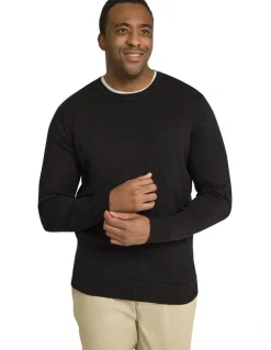 Johnny Bigg Essential Crew Neck Sweater in Black