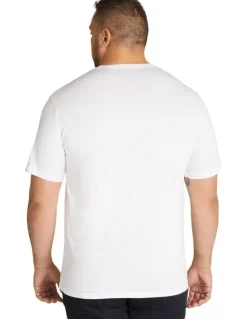 Johnny Bigg Essential Crew Neck Tee in White
