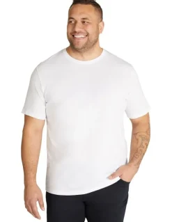 Johnny Bigg Essential Crew Neck Tee in White