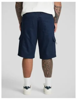 Johnny Bigg Nelson Knit Cargo Short in Navy