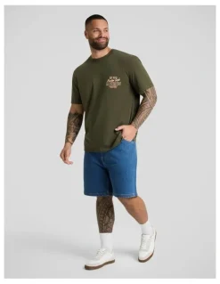 Johnny Bigg Prestige Stretch Classic Tee in Olive