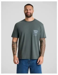 Johnny Bigg Private Stretch Classic Tee in Slate