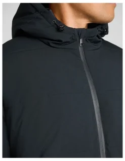 Johnny Bigg Quilted Puffer Jacket in Black