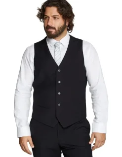 Johnny Bigg Raymond Waistcoat in Black