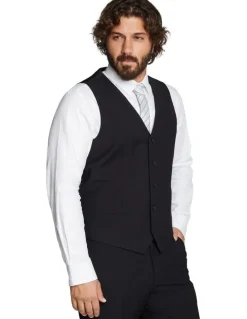 Johnny Bigg Raymond Waistcoat in Black