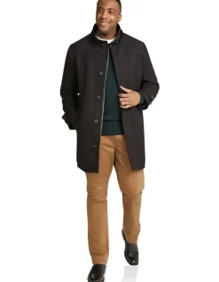 Johnny Bigg Wales Hood Coat in Black