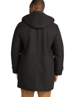 Johnny Bigg Wales Hood Coat in Black